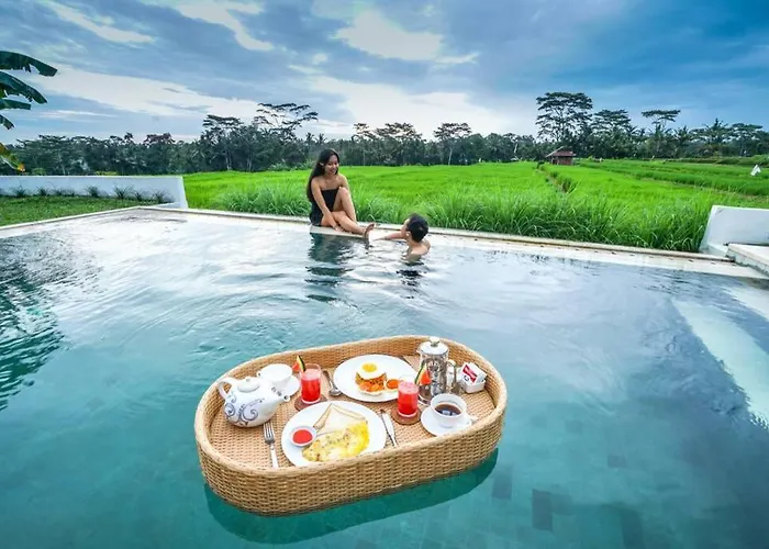 2 Bedroom With Open View Of Rice Paddies & Sunset Villa Payangan