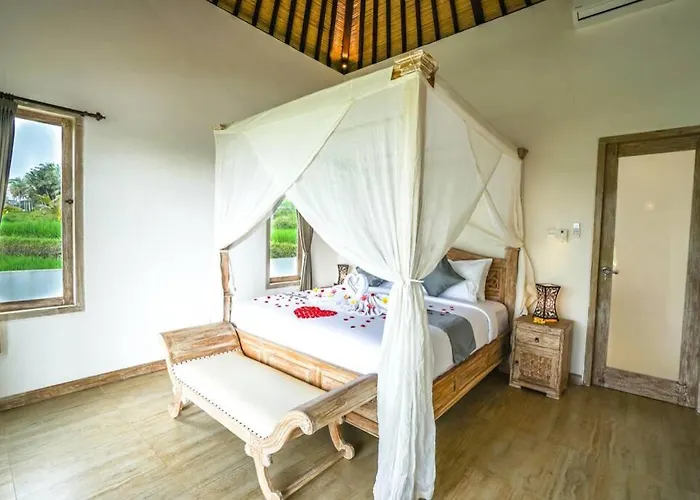 2 Bedroom With Open View Of Rice Paddies & Sunset Villa Payangan