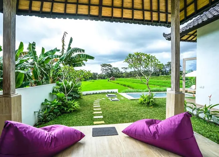 2 Bedroom With Open View Of Rice Paddies & Sunset Villa Payangan