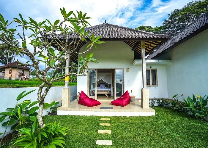 Villa 2 Bedroom With Open View Of Rice Paddies & Sunset Payangan